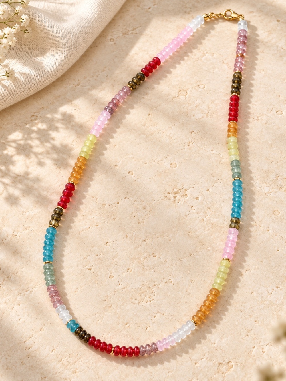 Multicolor Beaded Necklace - Women Jewelry
